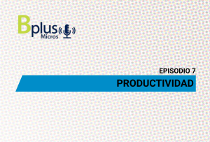 Productividad – Ep. 7